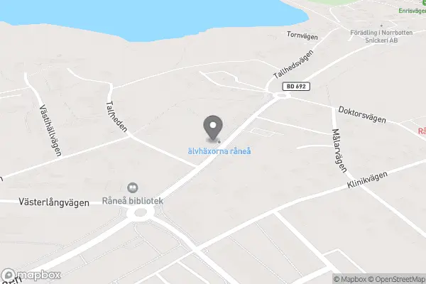 Älvhäxornas ek för - Råneå karta