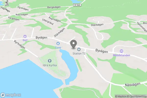 Arbets- & Utbildningskoop Glimten ek för - Idre karta