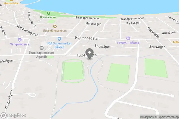 Båstad GIF Loppis - Båstad karta