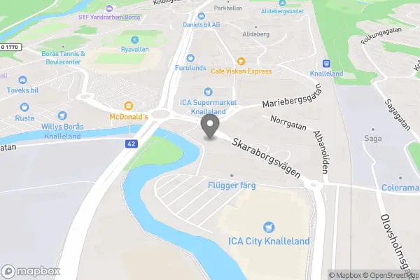 Begagnat - Borås karta