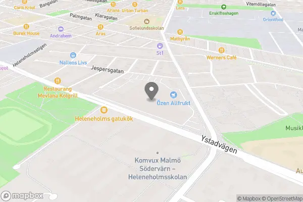 Björkåfrihet Second hand - Malmö karta