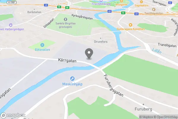 Borås Stad - Borås karta