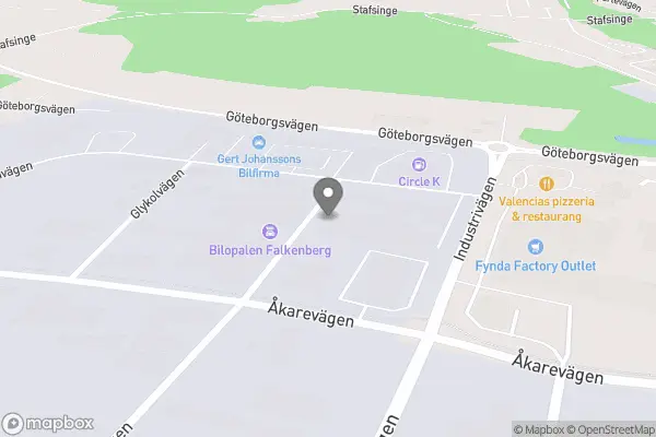 Brohjälpen Second Hand - Falkenberg karta