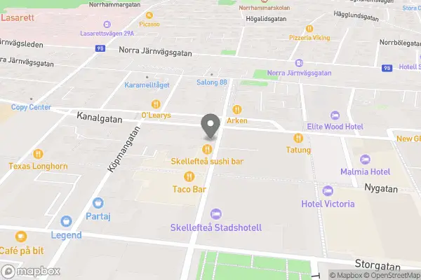 Bröllopstudion Skellefteå AB - Skellefteå karta