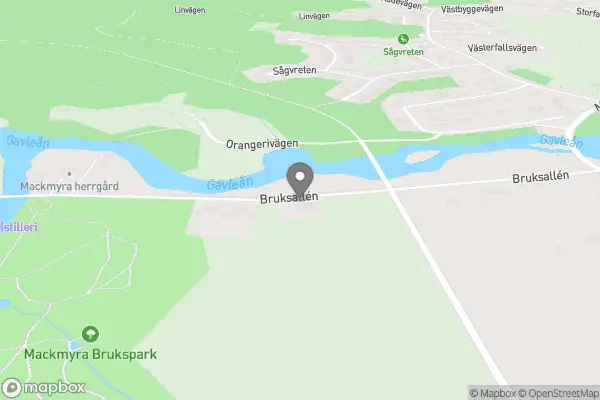 Bruksvarumagasinet - Valbo karta
