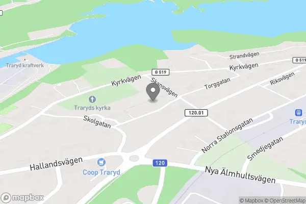 Carold och Jarls loppis - Traryd karta