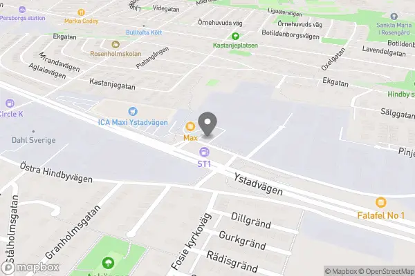 Claeshallen AB - Malmö karta