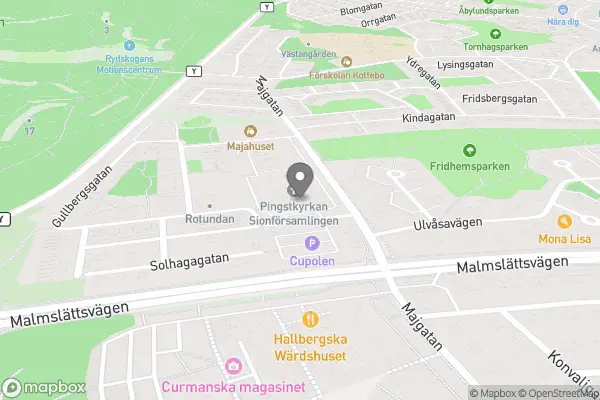 Cupolen, Pingstkyrkan Linköping - Linköping karta