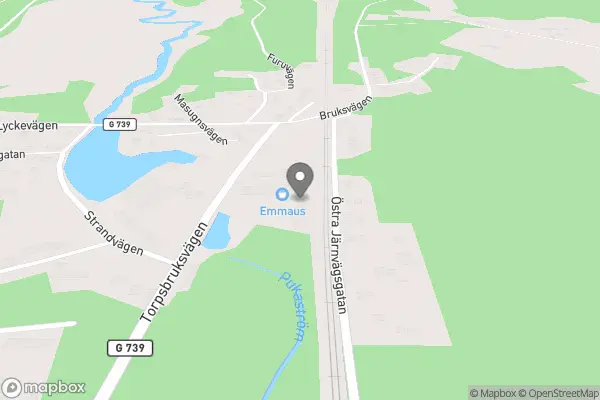 Emmaus Åkvarn - Torpsbruk karta