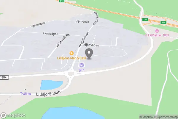 En inspirerande retro butik - Bålsta karta