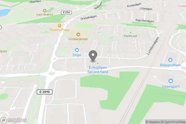 Erikshjälpen Gengåvan Second Hand - Skövde karta