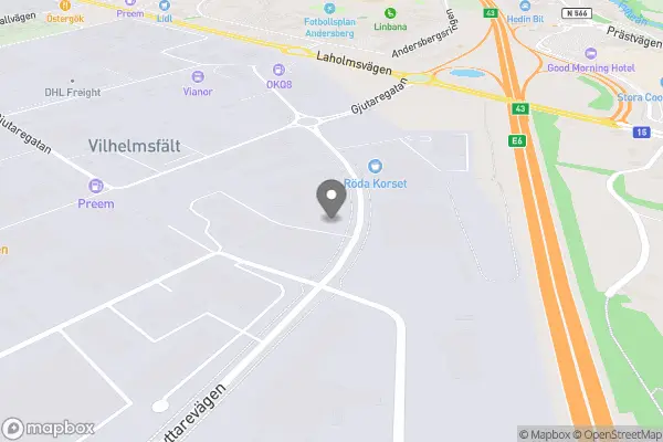 Erikshjälpen Second Hand - Halmstad karta