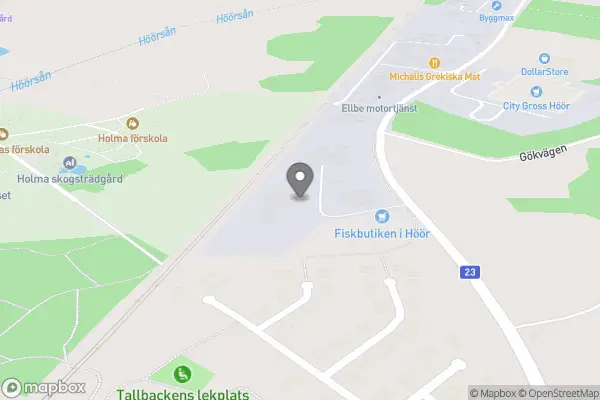 Erikshjälpen Second Hand - Höör karta