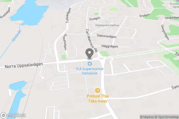 Folkets hus (Norrtälje) - Hallstavik karta