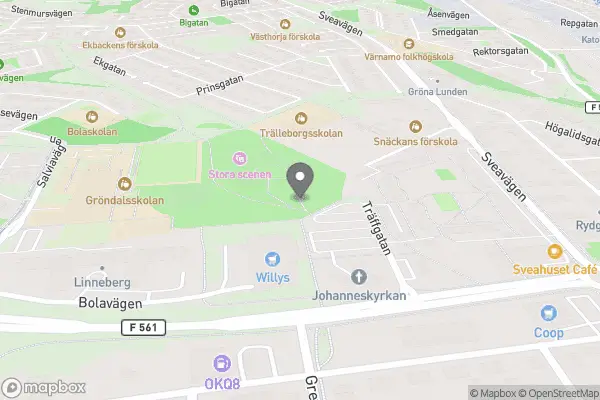 Folkets Park - Värnamo karta