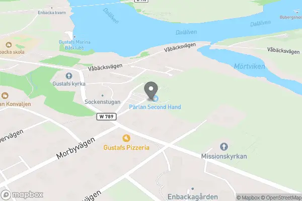 Föreningen Pärlan - Gustafs karta