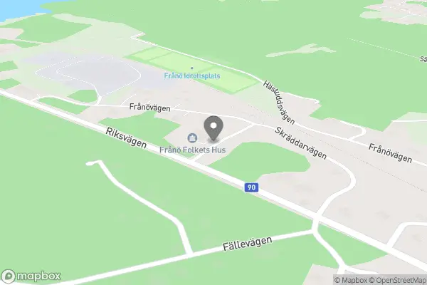 Frånö Folkets Hus - Kramfors karta