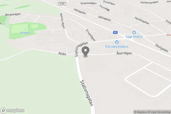 Garnbutiken i Kilafors AB - Kilafors karta