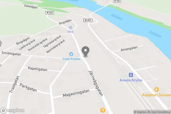 Gröna Magasinet - Krylbo karta