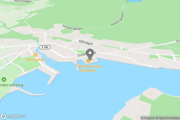Hamnmagasinet Mellanfjärden - Jättendal karta