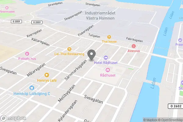 Hennings - Lidköping karta