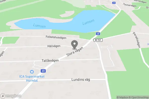 Hf Loppis - Horndal karta
