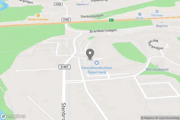 Hjälporganisation Öppen Hand - Nyköping karta