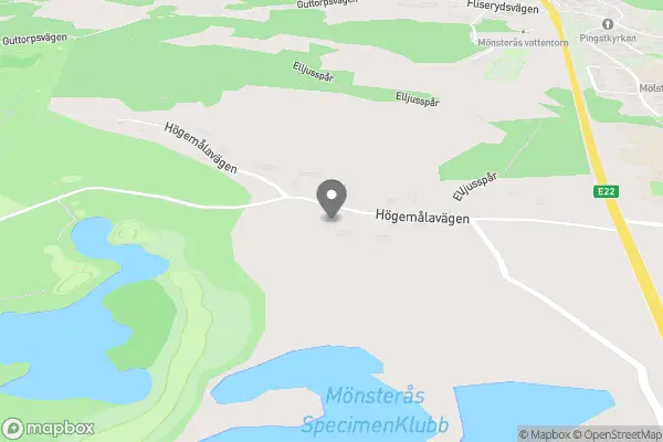 Högemåla Loppis - Mönsterås karta