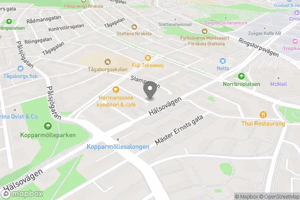 Kom igen Hemlösas hus - Helsingborg karta