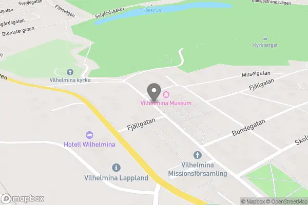 Kyrkstan, Vilhelmina - Vilhelmina karta