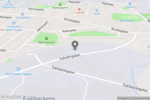 Låppan secondhand och återbruk - Gävle karta