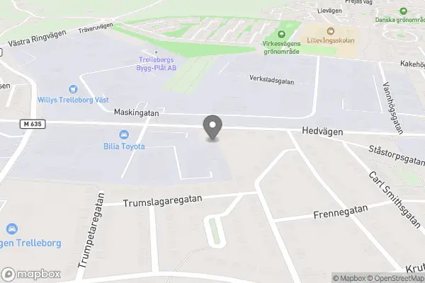 Lindas loppis - Trelleborg karta