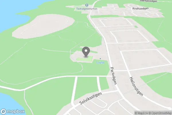 Lions loppis - Karlsborg karta