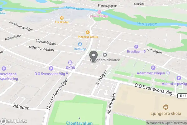 Ljungsbro Café & Second Hand - Ljungsbro karta