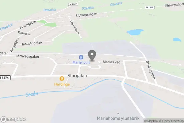 Loppis - Marieholm karta