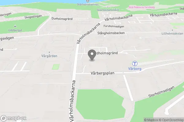 Loppmarknaden i Vårberg - Skärholmen karta
