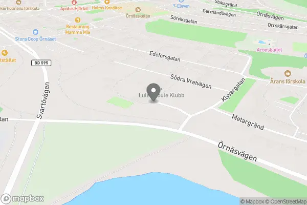 Luleå Boule Klubb - Luleå karta