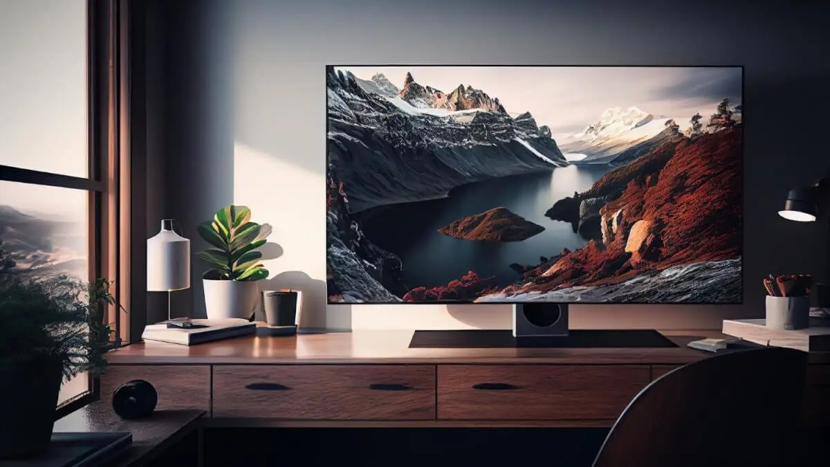 Möblera vardagsrum med tv - smarta tips illustration