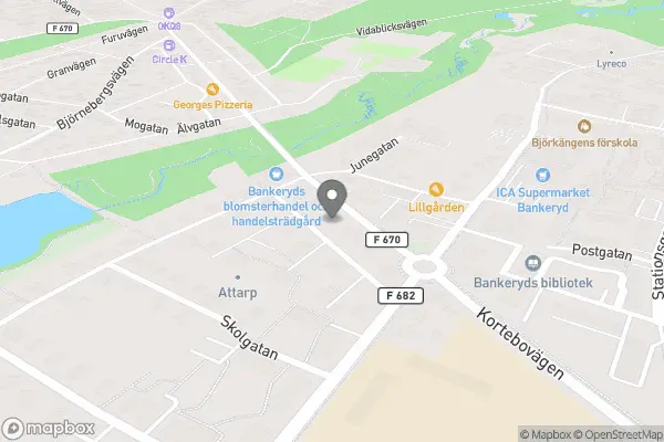 Mormorkängans kuriosa - Bankeryd karta