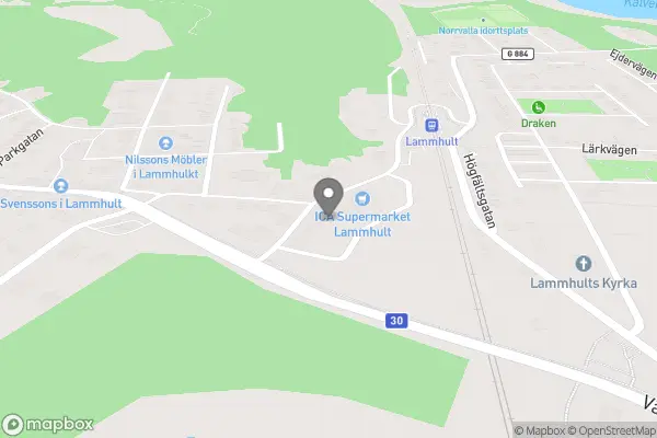 Mötesplats Kupan Röda Korset - Lammhult karta
