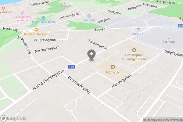 Mötesplats Kupan Visby - Visby karta