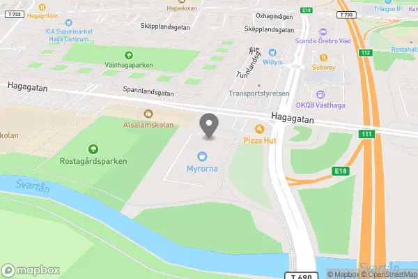 Myrorna - Second hand Örebro - Örebro karta