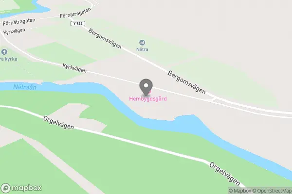 Nätra Hembygdsgård - Bjästa karta