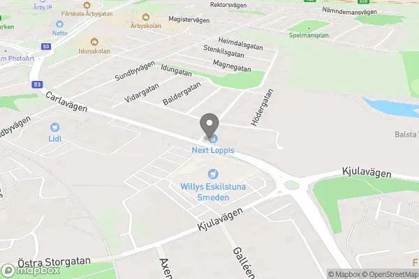 Next Automatloppis - Eskilstuna karta
