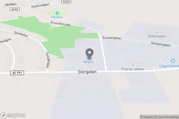 Norsjö kommun Knutn - Norsjö karta