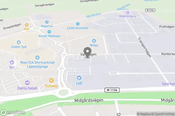 Öppna Hjärtat Second Hand - Löddeköpinge karta