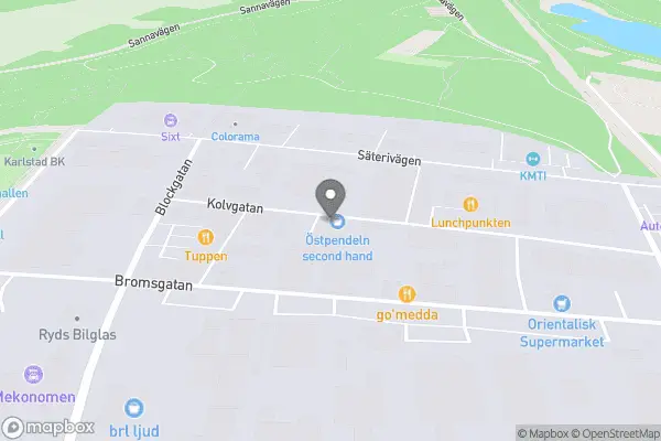 Östpendeln - Karlstad karta