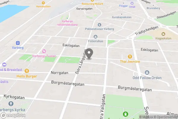 Östra Tullhuset - Varberg karta