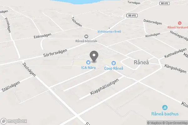 Rånereturen - Råneå karta