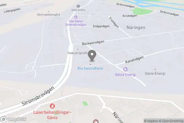 RIA Hela Människan Second-Hand - Gävle karta